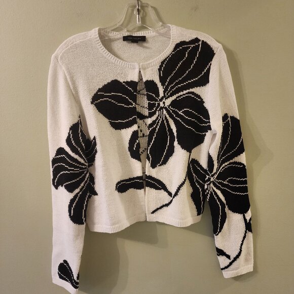Ann Taylor Floral Jacquard Cardigan, Size S, NWT - Picture 3 of 8